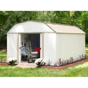 Arrow 10 ft x 14 ft Lexington Galvanized Steel Storage Shed