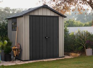 Keter Oakland 7.5x7 Storage Shed Grey